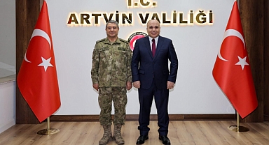  KARA KUVVETLERİ KOMUTANI ORGENERAL BAYRAKTAROĞLU MEMLEKETİ ARTVİN’DE