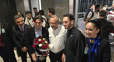 A MİLLİ TAKIM YURDA DÖNDÜ