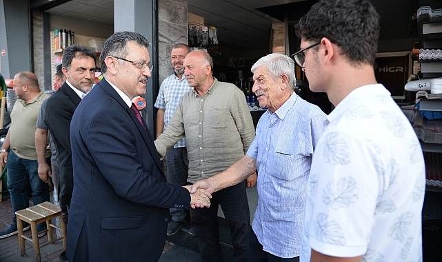 BAŞKAN GENÇ, YOMRA'YI ZİYARET ETTİ