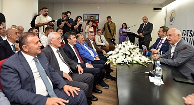 HİSARCIKLIOĞLU: SAMSUN-SARP DEMİRYOLU PROJESİNİ ÖNEMSİYORUZ