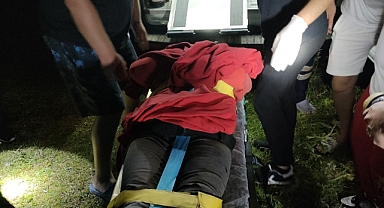 KAYALIKLARDAN DÜŞEN VATANDAŞI İTFAİYE KURTARDI