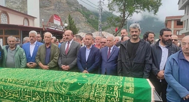 MHP İL BAŞKANI ÖMER AYAR'IN AMCASI SON YOLCULUĞUNA UĞURLANDI