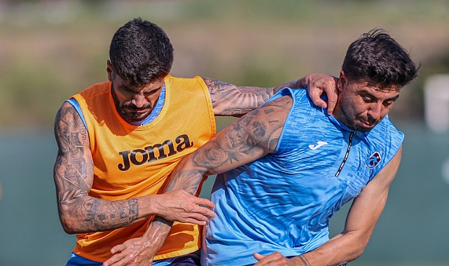 TRABZONSPOR ÇALIŞMALARINI SÜRDÜRÜYOR