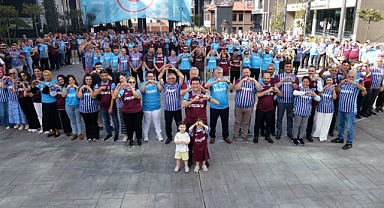 ORTAHİSAR BELEDİYESİ’NDEN TRABZONSPOR’A KOREOGRAFİYLE DESTEK