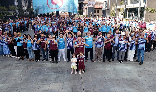 ORTAHİSAR BELEDİYESİ’NDEN TRABZONSPOR’A KOREOGRAFİYLE DESTEK