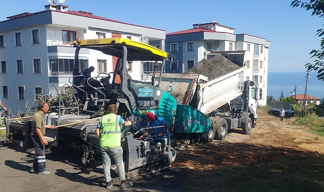 ORTAHİSAR’IN YOL STANDARTLARI YÜKSELİYOR