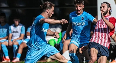 TRABZONSPOR U19 TAKIMI, HAZIRLIK MAÇINDA GALİP!