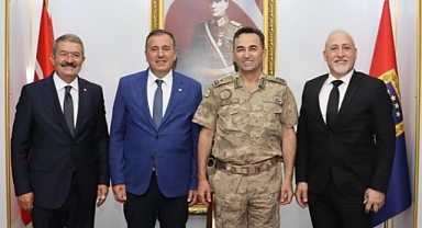 BAŞKAN ÇELEBİ'DEN TUĞGENERAL ŞEN'E ZİYARET