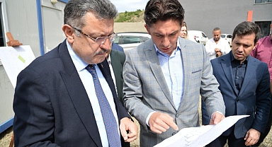 BAŞKAN GENÇ BULAK'TAKİ YERLEŞKEYİ İNCELEDİ