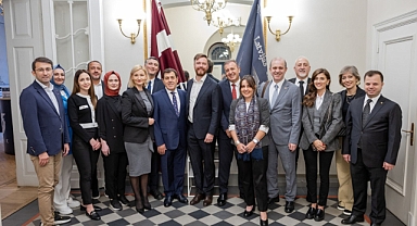 REKTÖR ÇUVALCI, LETONYA’DA RİGA TEKNİK ÜNİVERSİTESİ’Nİ ZİYARET ETTİ