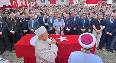 TRABZON ŞEHİDİNİ UĞURLADI