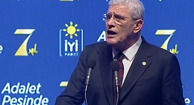 DERVİŞOĞLU'NUN KONUŞMASINDA BAHÇELİ'YE 'ÖCALAN SLOGANLI' GÖNDERME