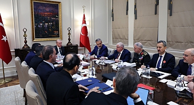 ERDOĞAN BAŞKANLIĞINDA GÜVENLİK ZİRVESİ YAPILDI