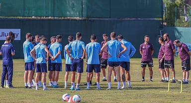 TRABZONSPOR GÜNÜN İLK ANTRENMANINI TAMAMLADI