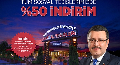 BÜYÜKŞEHİR’DEN ÖĞRETMENLERE ÖZEL İNDİRİM