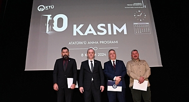 KTÜ’DE, MUSTAFA KEMAL ATATÜRK'Ü ANMA PROGRAMI DÜZENLENDİ