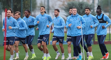 TRABZONSPOR SABAH ANTRENMANINI TAMAMLADI