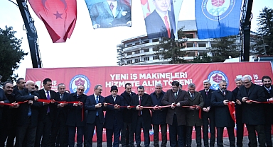 BÜYÜKŞEHİR'E 18 YENİ İŞ MAKİNESİ