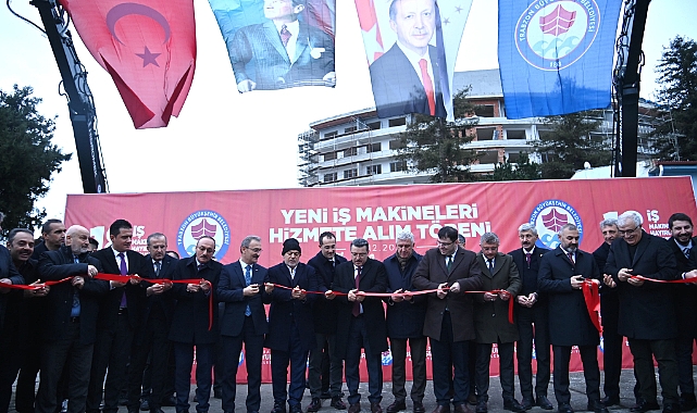 BÜYÜKŞEHİR'E 18 YENİ İŞ MAKİNESİ