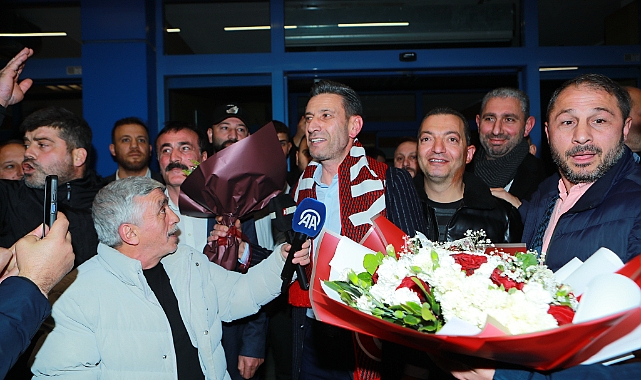 HEKİMOĞLU'NA COŞKULU KARŞILAMA