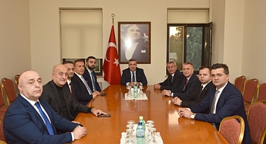 KARADENİZ İŞ DÜNYASI HEYETİNDEN BATUM BAŞKONSOLOSLUĞU'NA ZİYARET