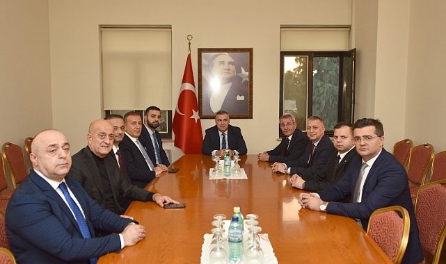 KARADENİZ İŞ DÜNYASI HEYETİNDEN BATUM BAŞKONSOLOSLUĞU'NA ZİYARET