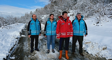 ORTAHİSAR'DA KARLA MÜCADELE SEFERBERLİĞİ SÜRÜYOR