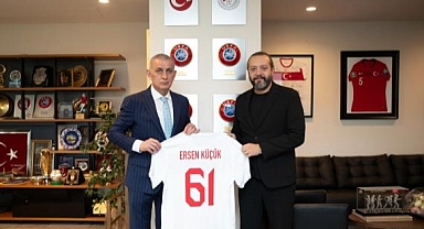 TGC BAŞKANI KÜÇÜK, HACIOSMANOĞLU'NU ZİYARET ETTİ