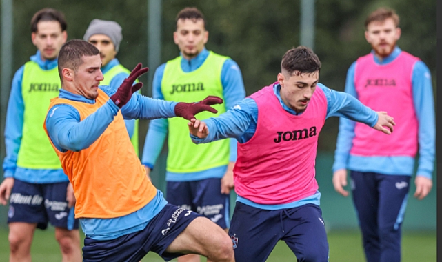 TRABZONSPOR, SAMSUNSPOR MAÇI HAZIRLIKLARINI SÜRDÜRÜYOR
