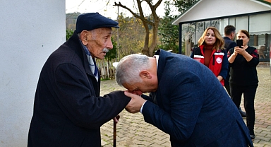VALİ YILDIRIM, KORE GAZİSİNİ ZİYARET ETTİ