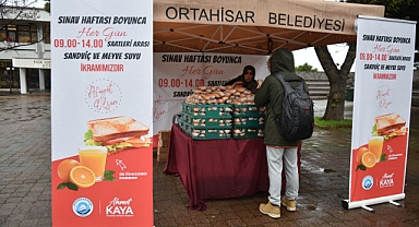BAŞKAN KAYA, ÜNİVERSİTE ÖĞRENCİLERİNİ UNUTMADI