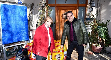 ORTAHİSAR BELEDİYESİ’NDEN HAYVANSEVER VATANDAŞLARA MAMA DESTEĞİ