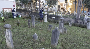 TARİHİ MEZAR TAŞLARI KORUNUYOR