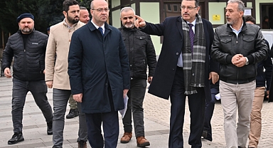 BAŞKAN GENÇ BAHÇECİK’TEKİ ÇALIŞMALARI YERİNDE İNCELEDİ