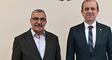 KMÜ REKTÖRÜ PROF. DR. MEHMET GAVGALI’DAN KTÜ REKTÖRÜNE ZİYARET
