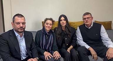 BAŞKAN ERTUĞRUL DOĞAN VE GÖZDE ATASOY’DAN TAZİYE ZİYARETİ