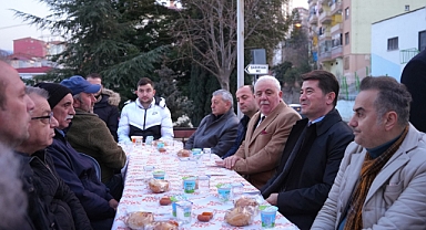 BAŞKAN KAYA, KAYMAKLI MAHALLESİ SAKİNLERİYLE BİRLİKTE İFTAR YAPTI