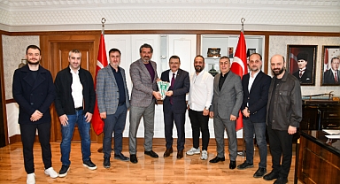 İDMANGÜCÜ KULÜBÜ'NDEN BAŞKAN GENÇ'E ZİYARET