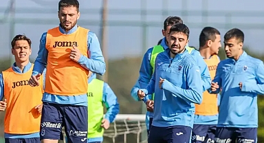 TRABZONSPOR, GÖZTEPE MAÇI HAZIRLIKLARINI SÜRDÜRÜYOR