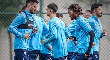 TRABZONSPOR SON ANTRENMANINI YAPTI