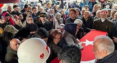 TRABZON ŞEHİDİNİ UĞURLUYOR!