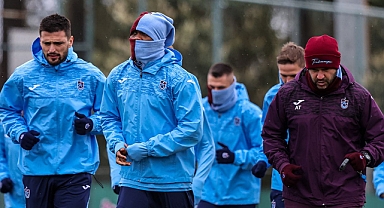 TRABZONSPOR'DA ÇAYKUR RİZESPOR MAÇI HAZIRLIKLARI DEVAM EDİYOR