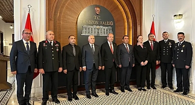 KKTC CUMHURBAŞKANI TATAR’DAN TRABZON VALİLİĞİ’NE RESMİ ZİYARET