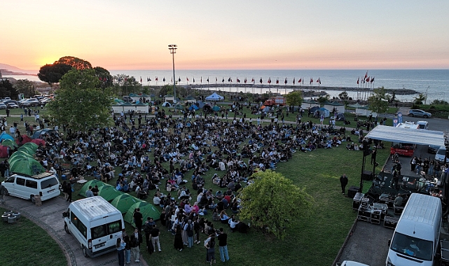 KTÜ’DE “ÇADIRINI AL GEL ETKİNLİĞİ FESTİVALE DÖNÜŞTÜ