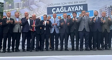 ÇAĞLAYAN KENTSEL DÖNÜŞÜM PROJESİ'NDE İLK KAZMA VURULDU