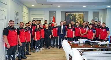 ORTAHİSAR BELEDİYESİ ARAMA KURTARMA EKİBİ ‘ORTAK’ GÖREVE HAZIR