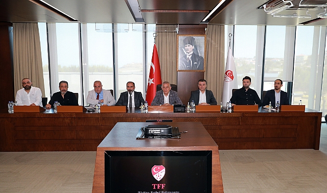 TFF BAŞKANI HACIOSMANOĞLU, TFF 2. LİG KULÜP BAŞKANLARI İLE BİR ARAYA GELDİ