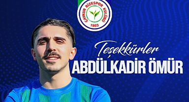 ÇAYKUR RİZESPOR, ABDÜLKADİR ÖMÜR’E VEDA ETTİ
