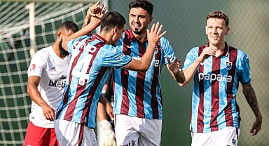 TRABZONSPOR’DAN HAZIRLIK MAÇINDA NET GALİBİYET: 3-1