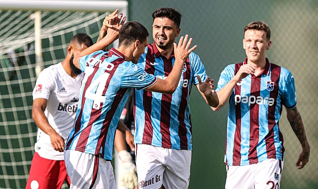 TRABZONSPOR’DAN HAZIRLIK MAÇINDA NET GALİBİYET: 3-1
